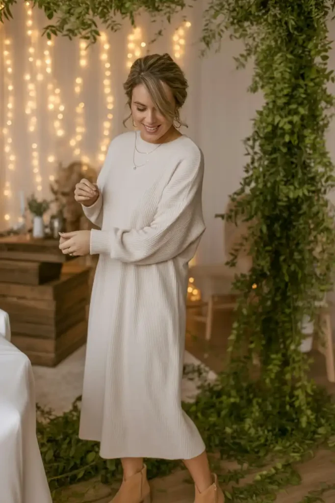 Outfit Ideas for a Winter Wedding Shower
