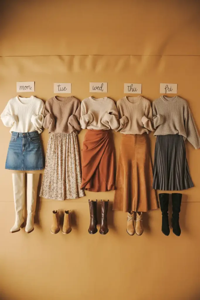 Plan a Week of Outfit Ideas With Boots