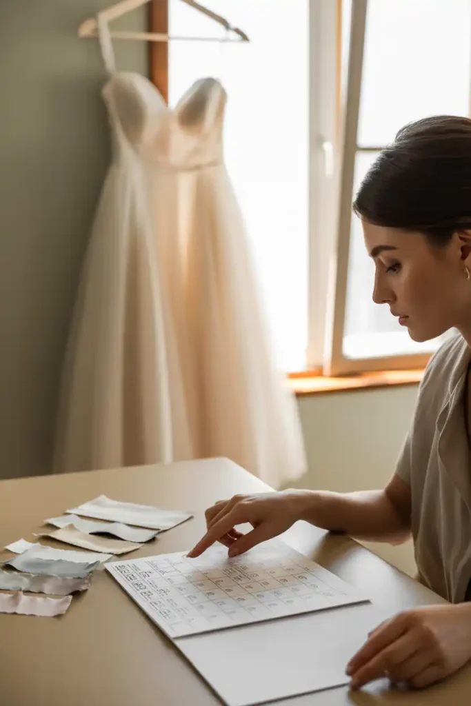 Planning Your Bridal Wardrobe Timeline