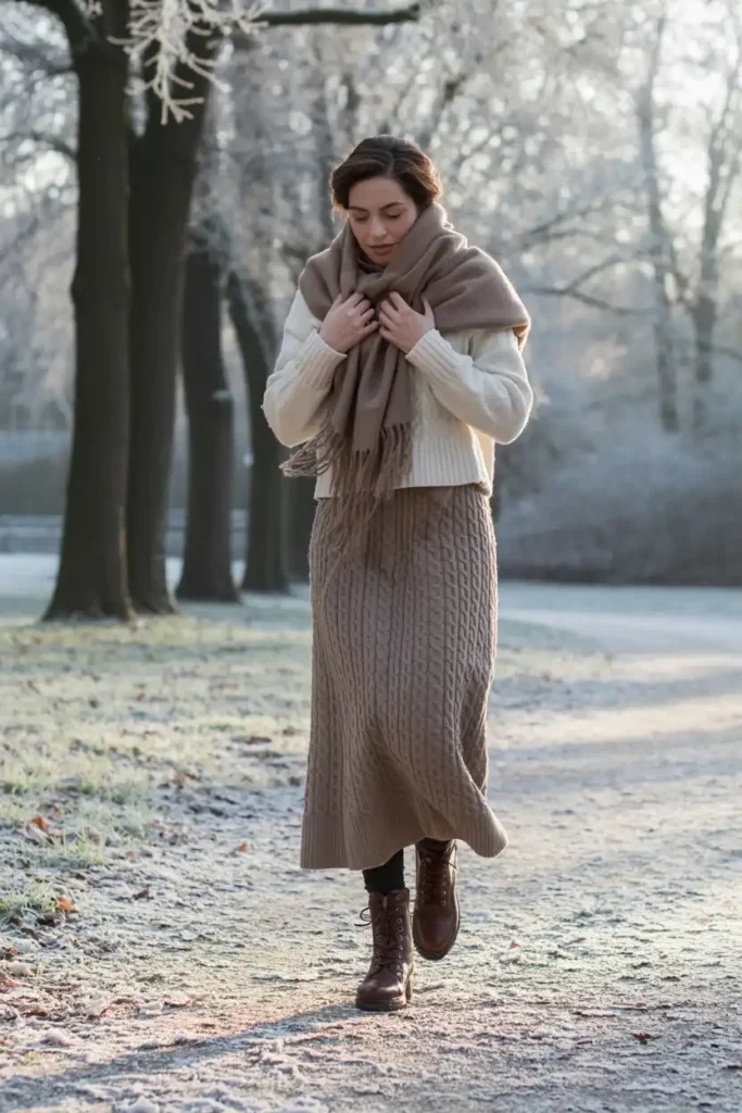 Reach for a Long Skirt on the Coldest Days