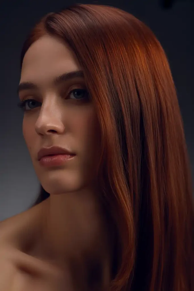 Reddish Chestnut for a Bold Statement Look