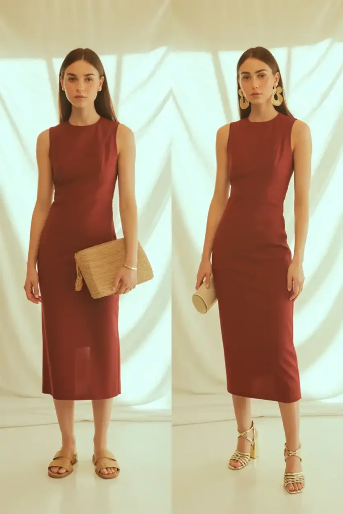 Restyle the Same Dress for Day and Night
