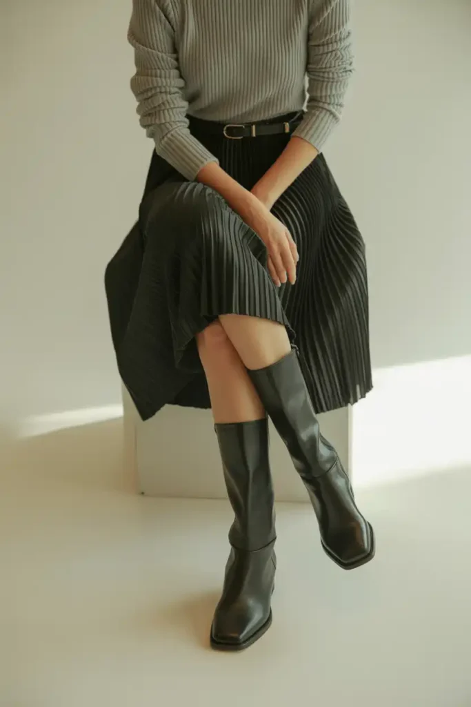 Skirts With Boots: Closing the Leg Gap the Right Way