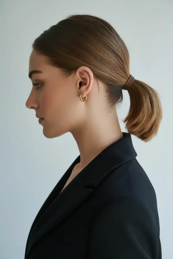 Sleek Ponytail for a Sharp, No-Fuss Look