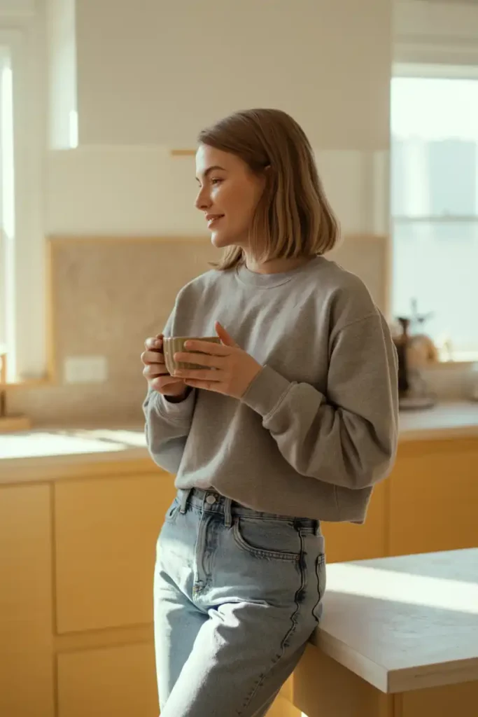 Start With a Heather Grey Sweatshirt You Can Wear Anywhere