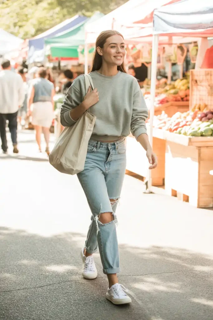 Styling With Ripped Jeans for a Relaxed Weekend Look
