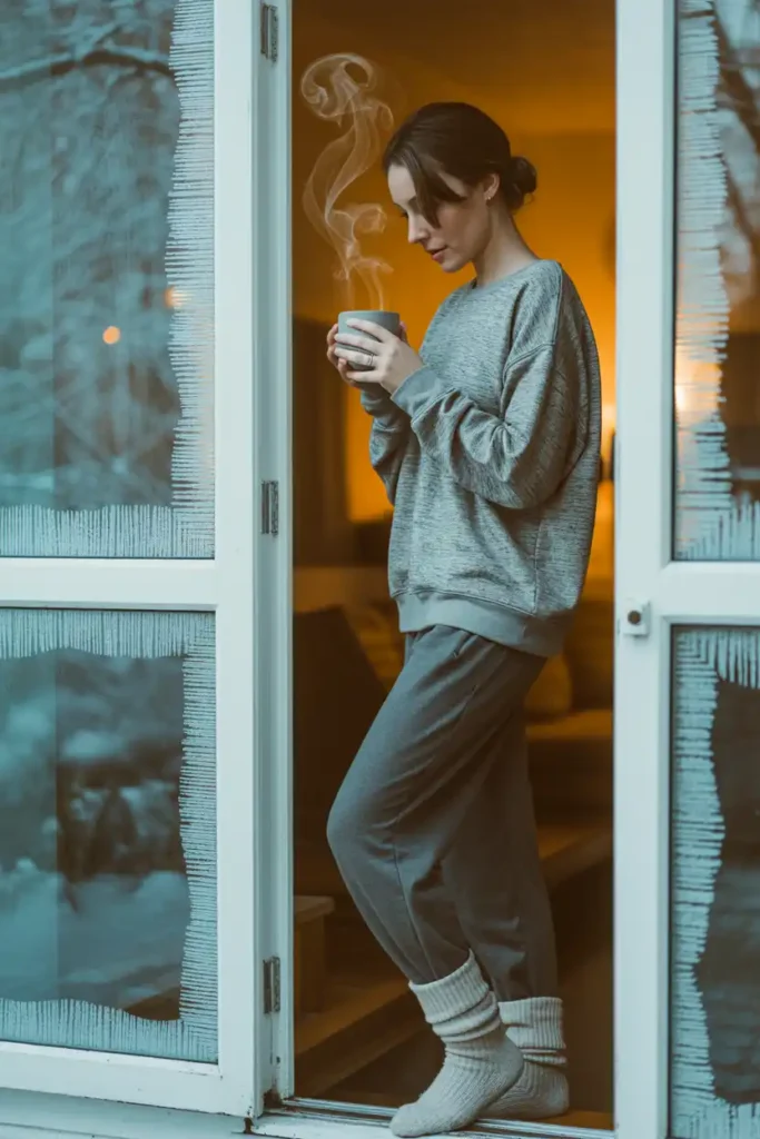 Sweatshirt Outfits Women Reach For on Cold Mornings