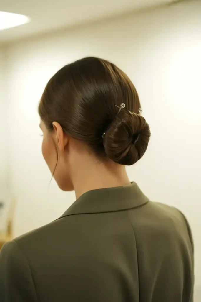 The Classic Low Bun That Never Looks Overdone