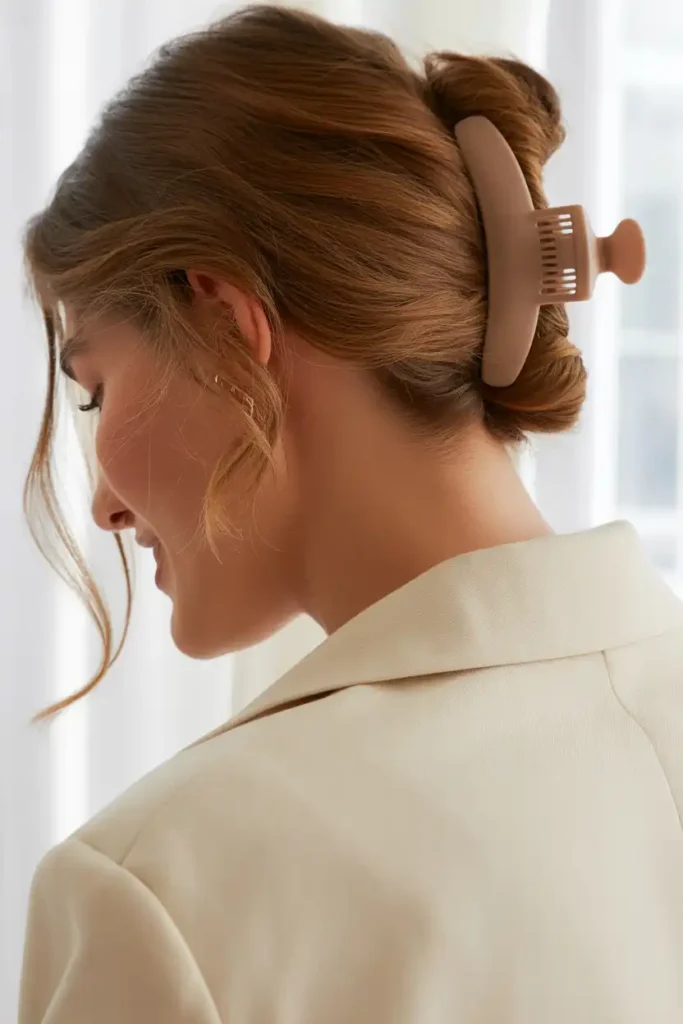 The Claw Clip Style That Looks More Put Together Than It Is