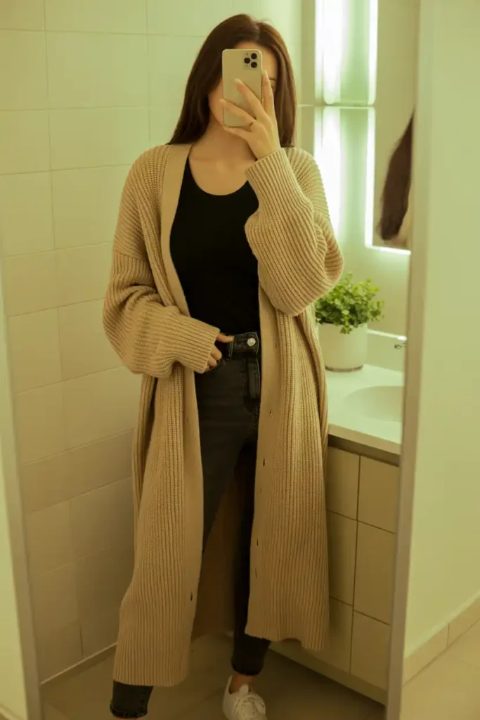 The Crochet Cardigan Outfit That Started My Obsession