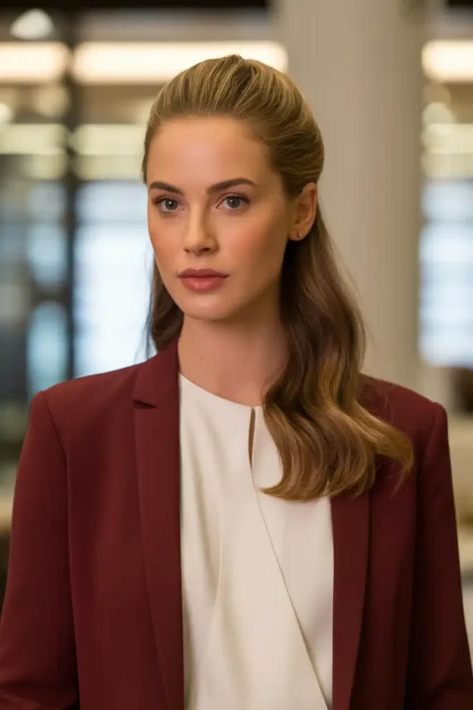 The Half-Up Style for Face-Framing Without the Fuss