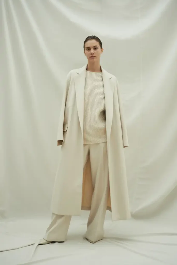 The Ivory Coat That Reads Expensive