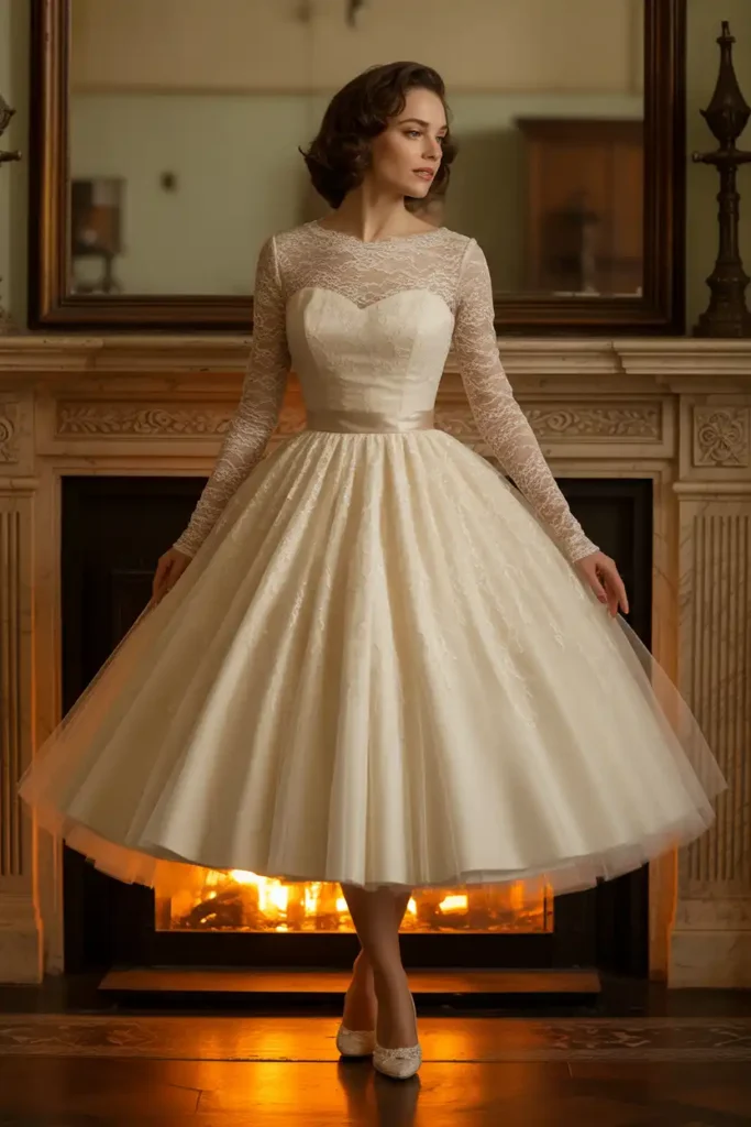 Vintage-Inspired Dresses With Warmth Built In