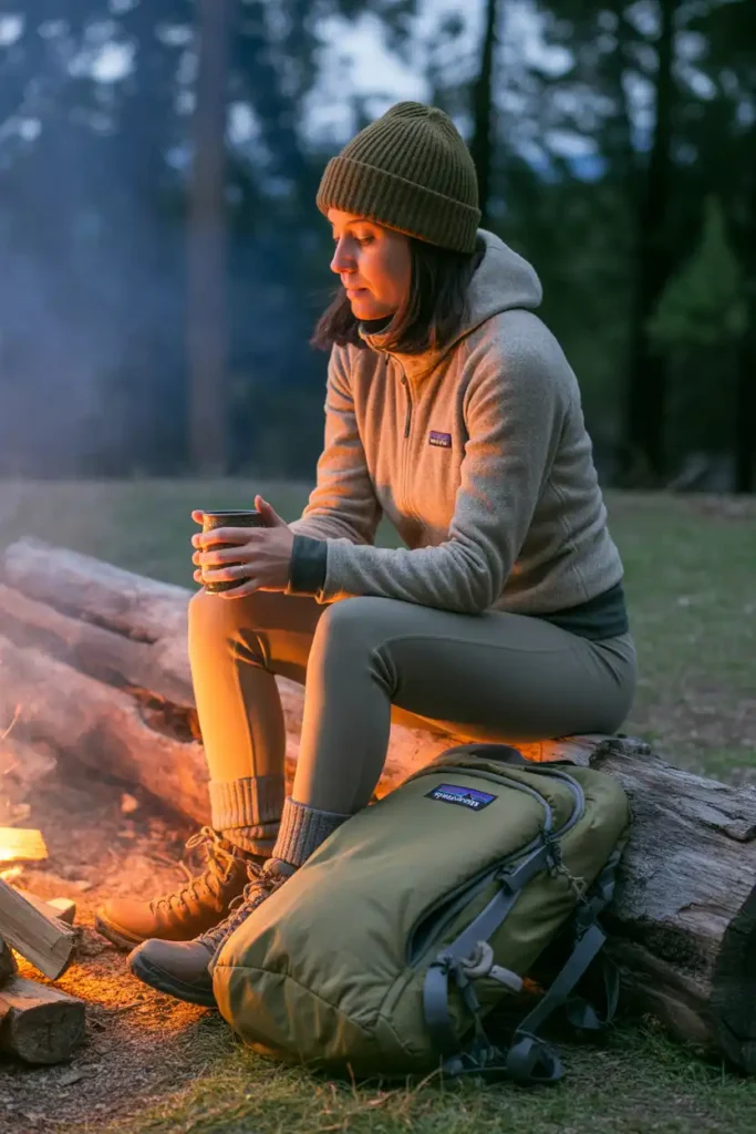 Warm Camping Outfits That Pack Small and Layer Fast