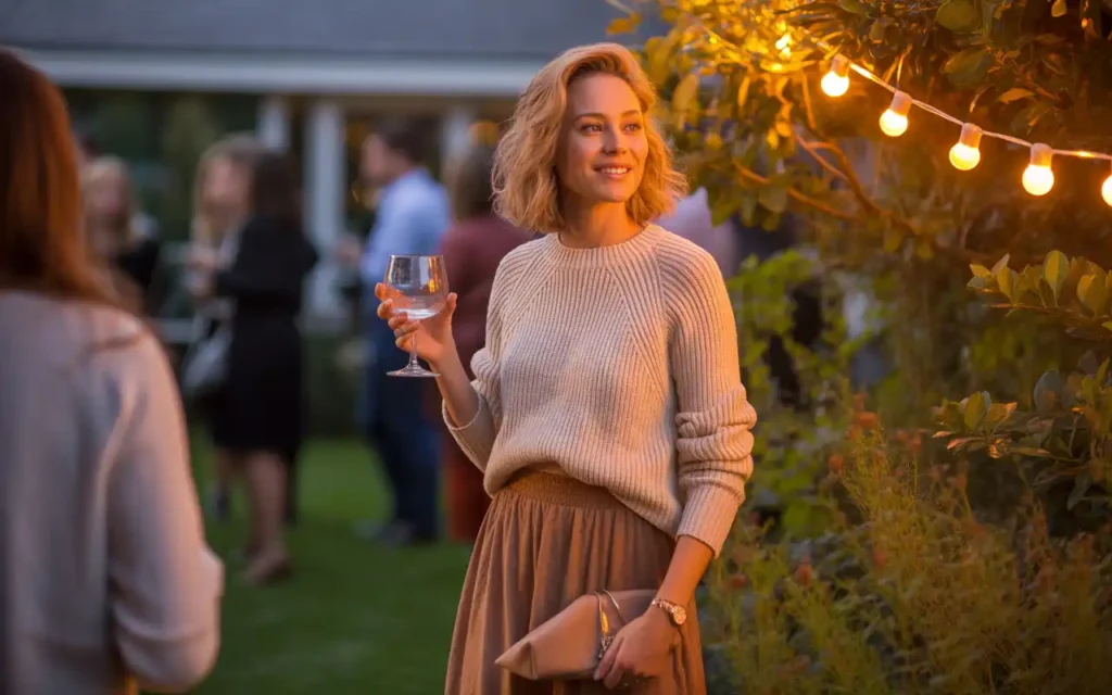 cable knit sweater