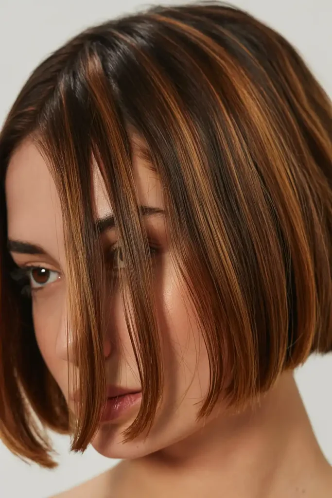 Brown Hair with Light Brown Highlights Ideas for Fine Hair