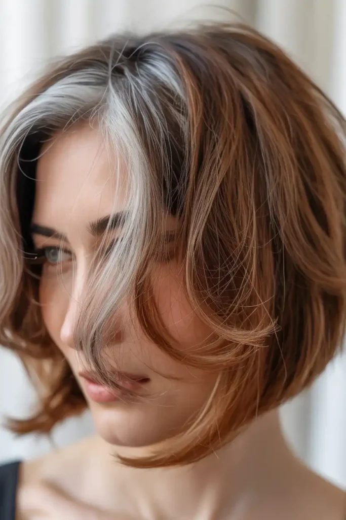 Short Cuts That Cover Grays With Soft Highlights