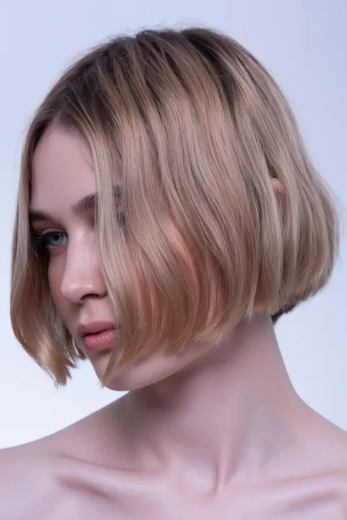 Short Cuts for Cool Skin Tones and Beige Brown Blends