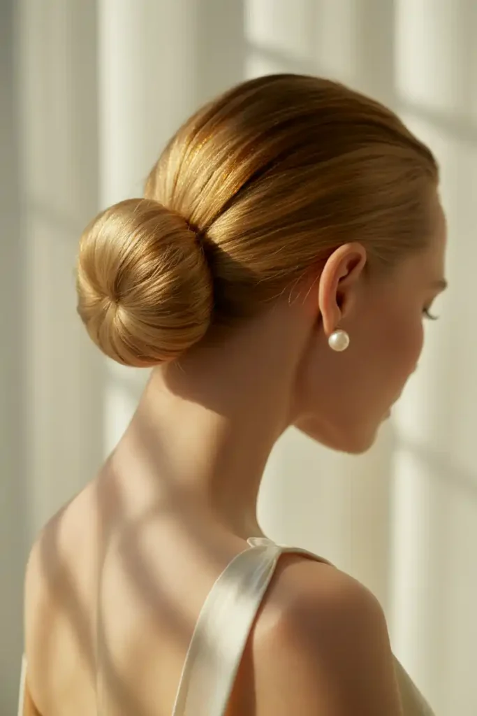 The Low Bun That Photographs Well From Every Angle