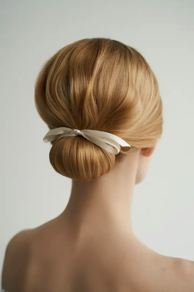 The Pammy Bun for Short-to-Medium Length Hair